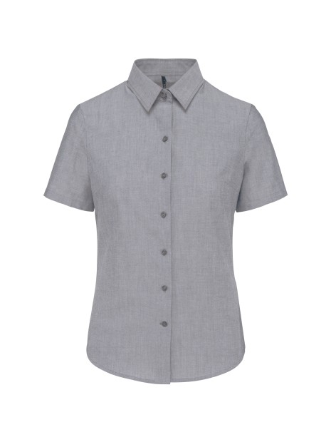 KARIBAN Chemise Oxford manches courtes femme /api/colors/703a456d-6b9d-47ec-bde3-ed4c0de8ed82 personnalisable