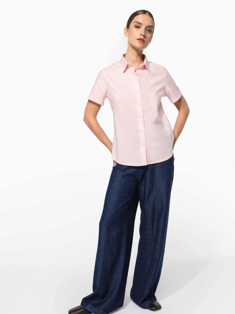 Chemises à personnaliser KARIBAN Chemise Oxford manches courtes femme 
