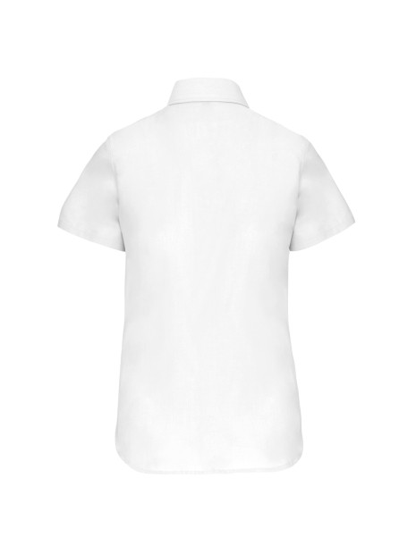 KARIBAN Chemise Oxford manches courtes femme /api/colors/7a92cd2d-10d2-40b4-928b-296bb7487506 personnalisable