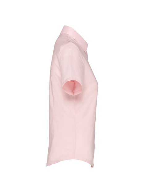 KARIBAN Chemise Oxford manches courtes femme /api/colors/6374551d-ede2-4240-abe6-739daa48d14d personnalisable