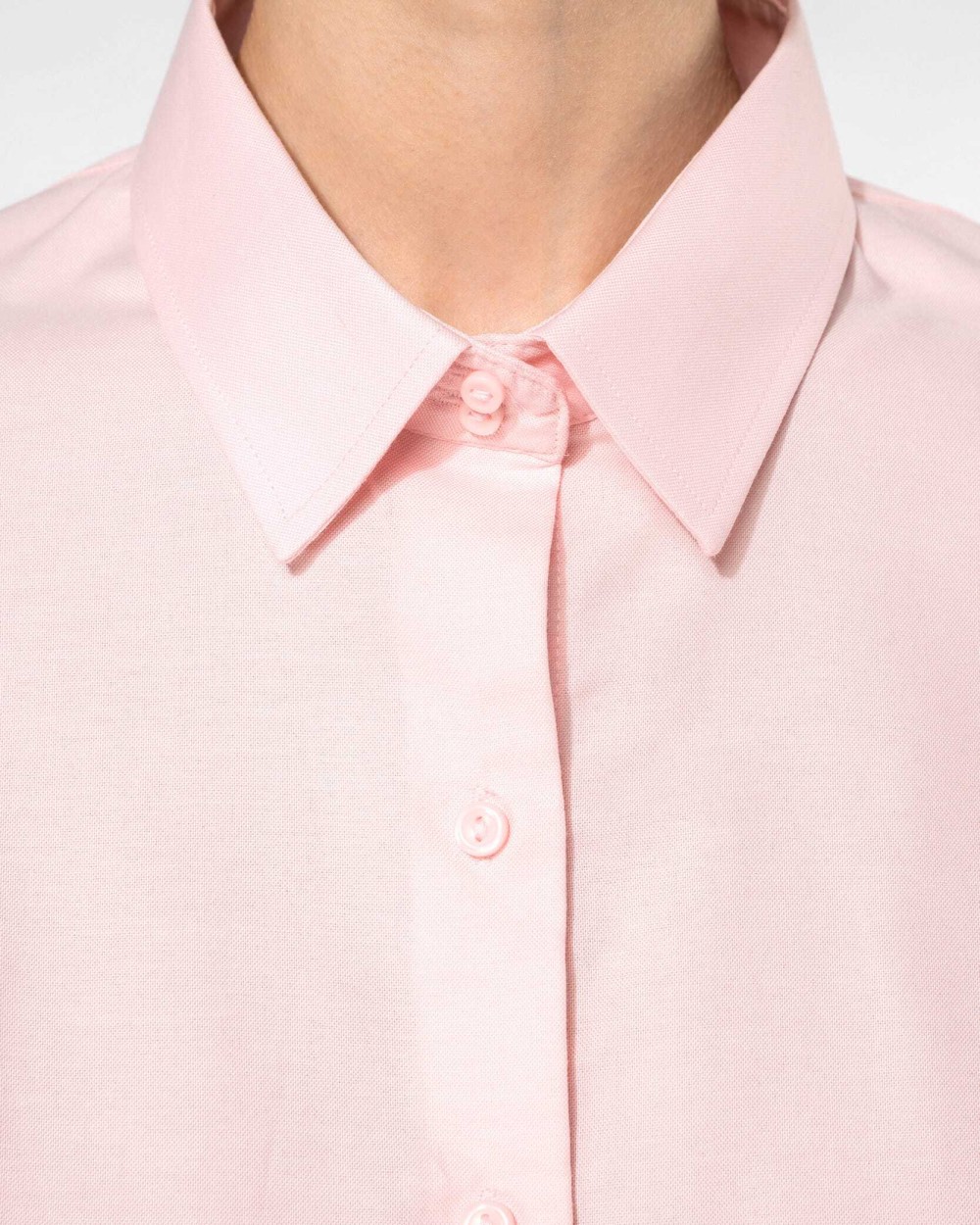 KARIBAN Damen Oxford Kurzarmbluse Hemden personalisierbar