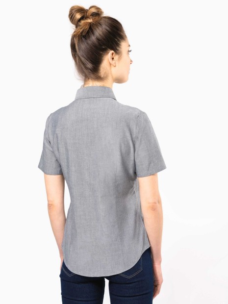 Chemises à personnaliser KARIBAN Chemise Oxford manches courtes femme 