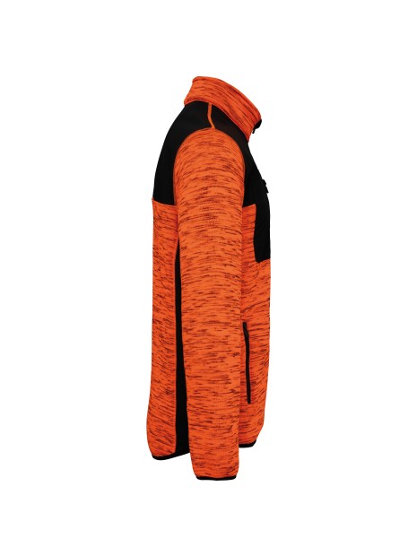 WK. DESIGNED TO WORK Veste recyclée en polytricot homme /api/colors/876f6860-7249-416d-9a9d-a2b4409b5a09 personnalisable