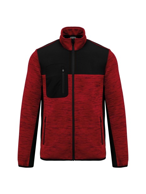 WK. DESIGNED TO WORK Veste recyclée en polytricot homme /api/colors/9ba74871-b3c0-403a-9bdd-d0981243d3ce personnalisable