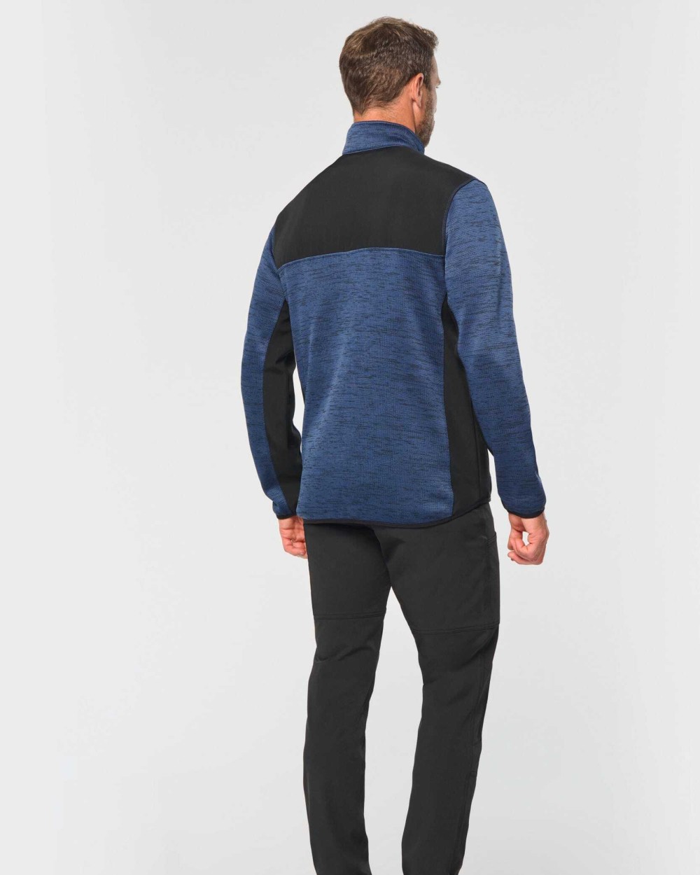 Vestes personnalisable WK. DESIGNED TO WORK Veste recyclée en polytricot homme