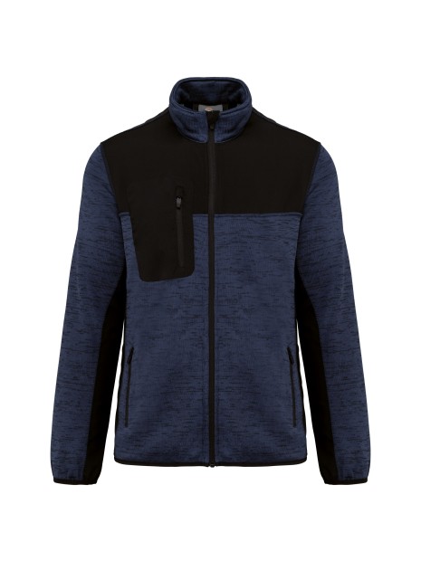 WK. DESIGNED TO WORK Veste recyclée en polytricot homme /api/colors/fc7a185a-c7e6-411d-9f13-3b10590c10fa personnalisable