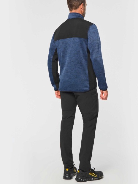 Vestes à personnaliser WK. DESIGNED TO WORK Veste recyclée en polytricot homme 