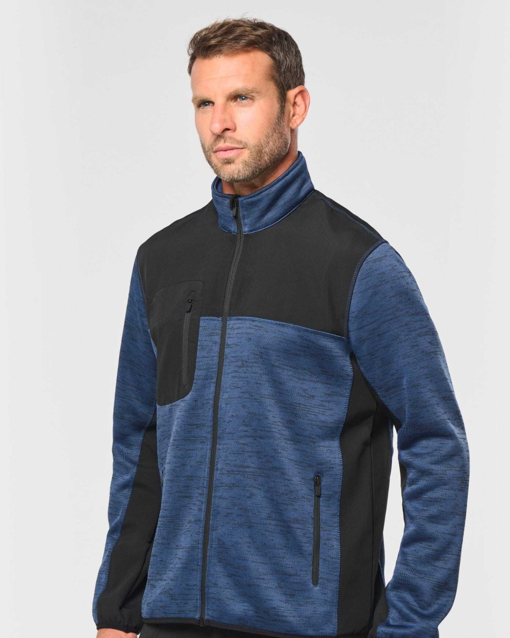 Vestes personnalisable WK. DESIGNED TO WORK Veste recyclée en polytricot homme