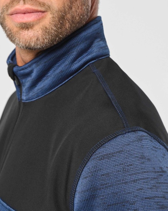Vestes personnalisable Wk. Designed To Work Veste recyclée en polytricot homme