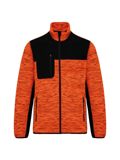 WK. DESIGNED TO WORK Veste recyclée en polytricot homme /api/colors/876f6860-7249-416d-9a9d-a2b4409b5a09 personnalisable