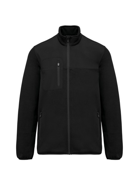 WK. DESIGNED TO WORK Veste recyclée en polytricot homme /api/colors/b9fdad4a-5e94-45cb-8c03-c08b349b28c3 personnalisable