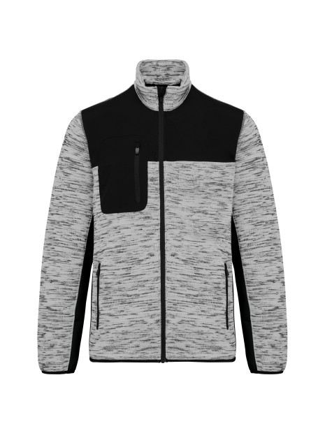 WK. DESIGNED TO WORK Veste recyclée en polytricot homme /api/colors/9ec572db-be25-47fa-bcc4-a4632b615ea7 personnalisable
