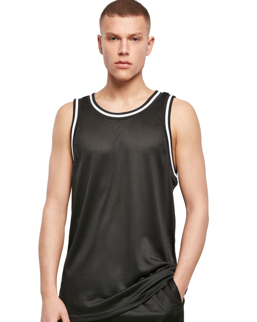 T-Shirts personnalisable BUILD YOUR BRAND MESH TANKTOP