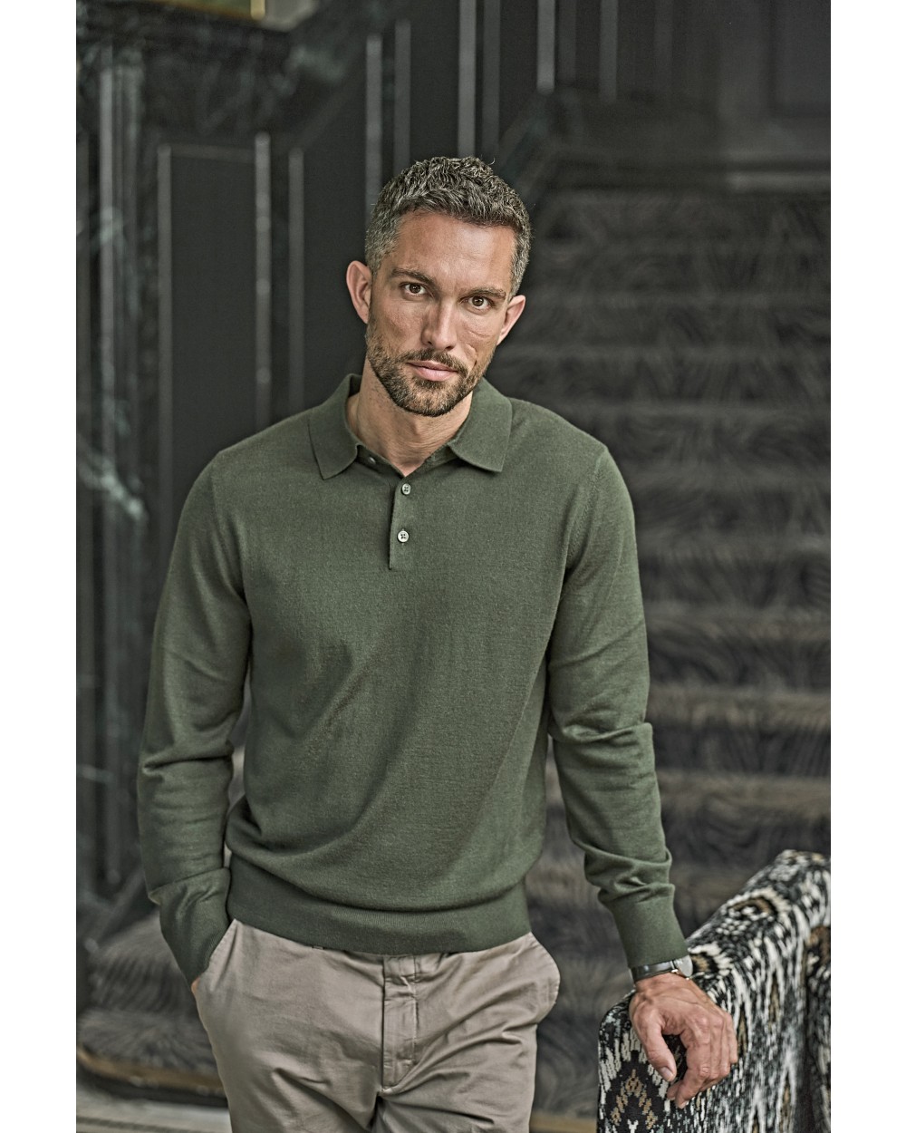 TEE JAYS POLO KNIT Poloshirts personalisierbar