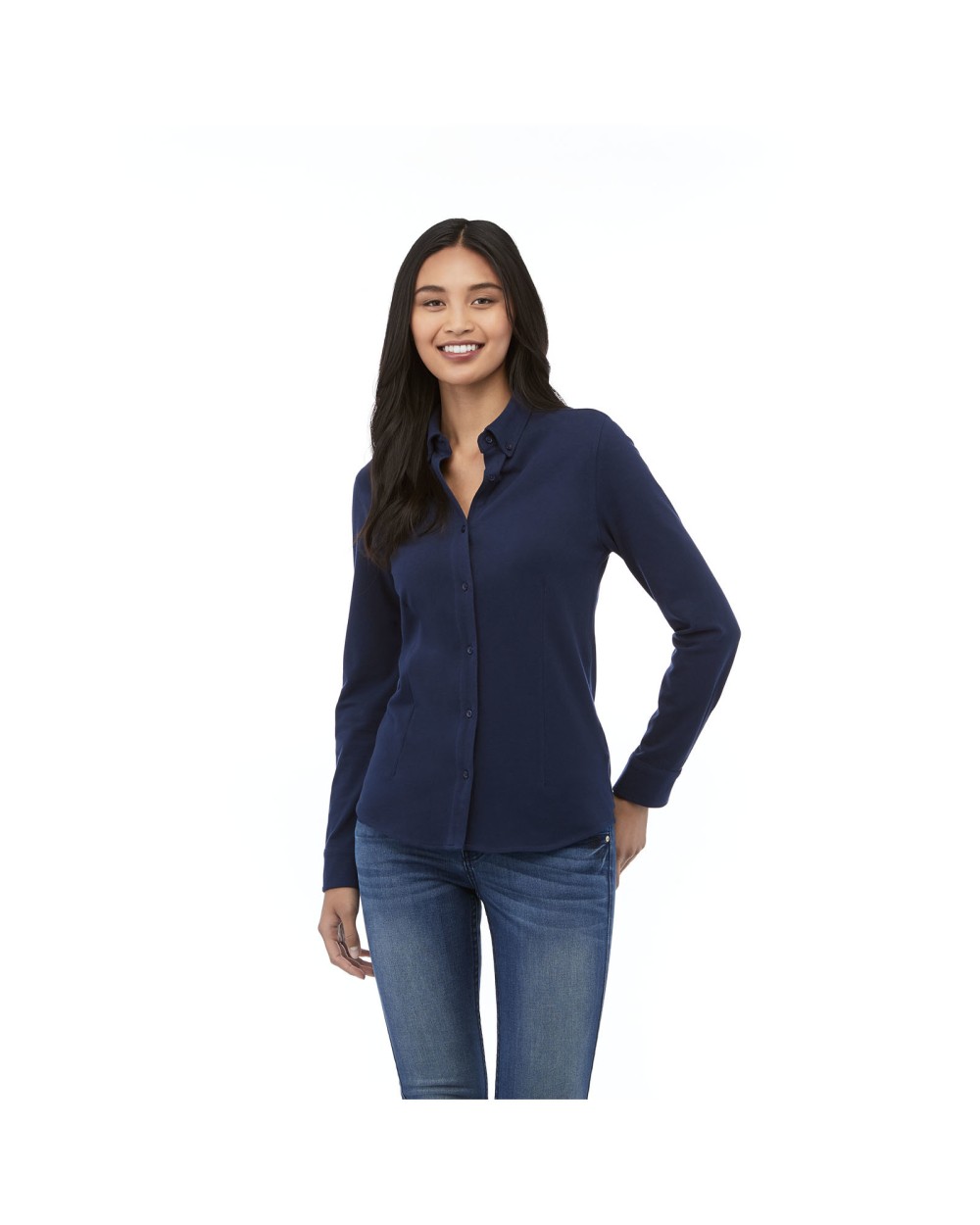 ELEVATE Bigelow Langarm Bluse Hemden personalisierbar