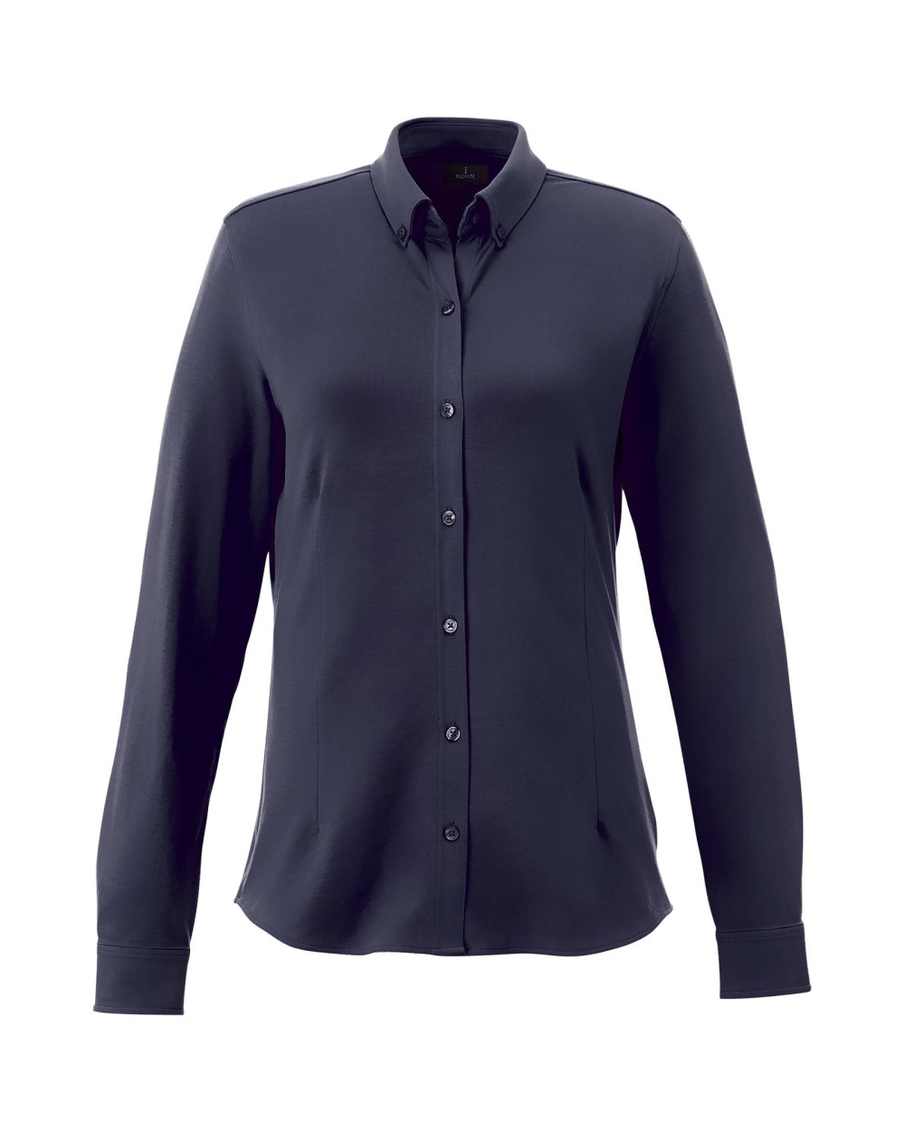 Hemden ELEVATE Bigelow piqué dames blouse met lange mouwen voor bedrukking &amp; borduring