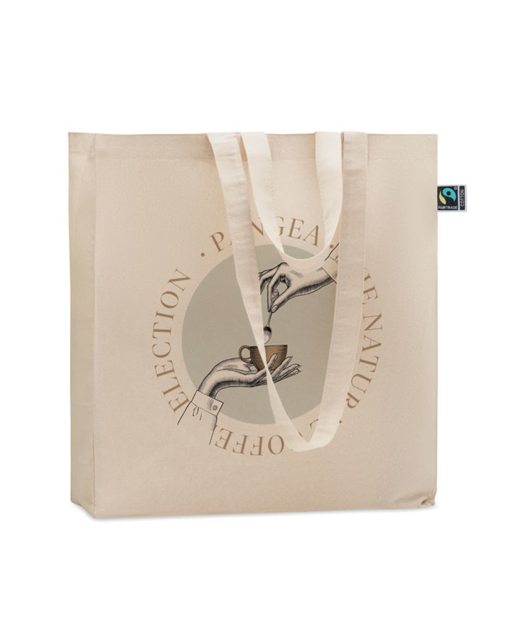 Tassen & Zakken 4DO Fairtrade boodschappentas voor bedrukking &amp; borduring