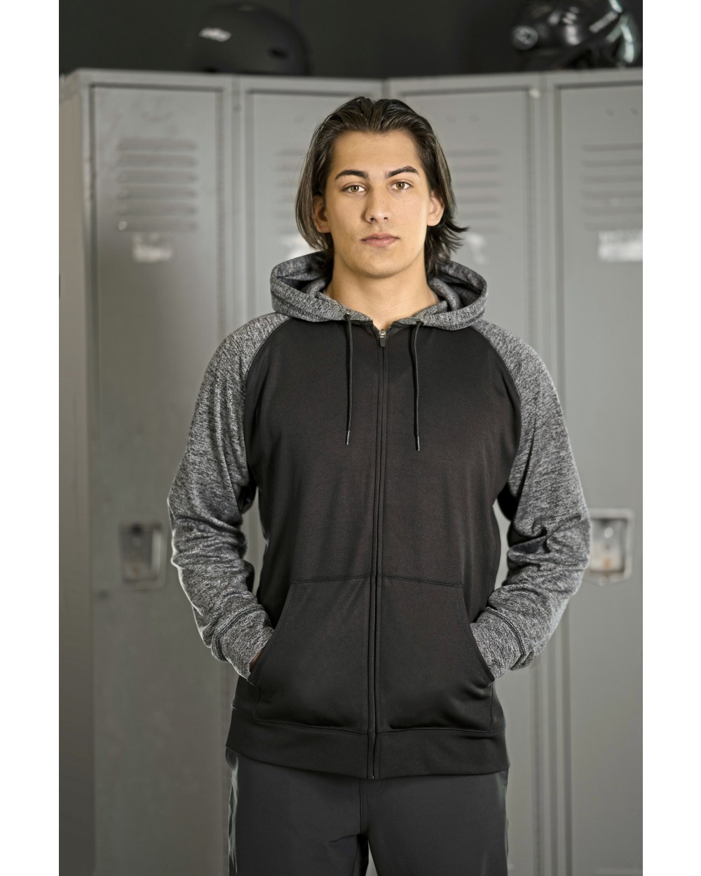 Sweat-shirts personnalisable BURNSIDE Performance Raglan Hoodie