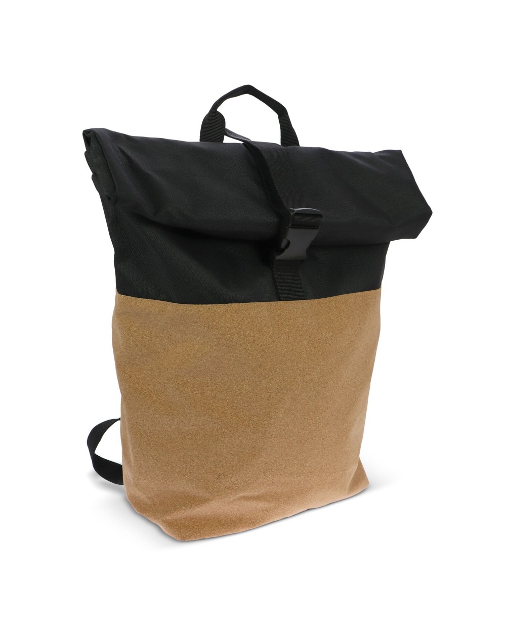 Tassen & Zakken 4DO Rolltop rugzak kurk & R-PET 18L voor bedrukking &amp; borduring