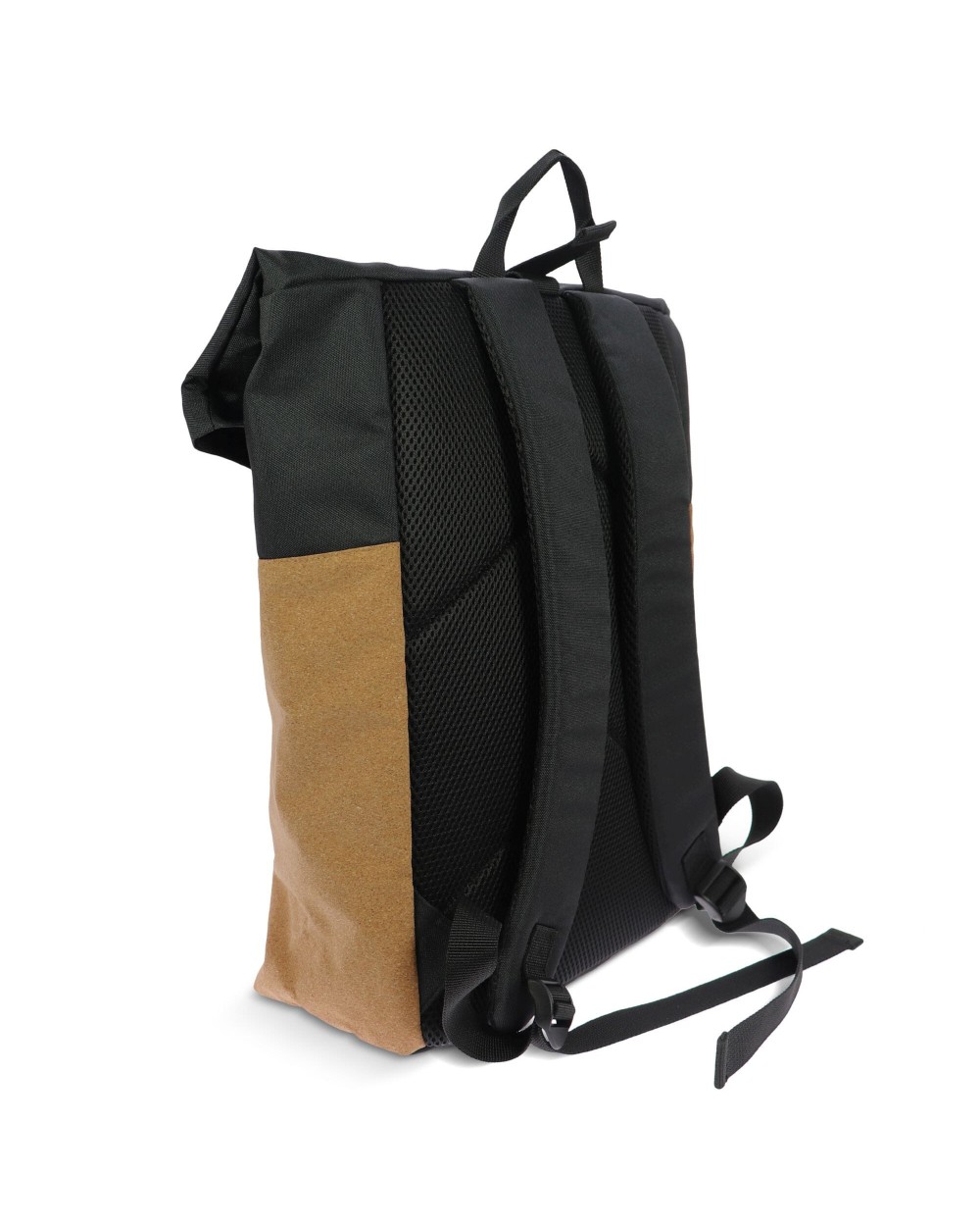 Tassen & Zakken 4DO Rolltop rugzak kurk & R-PET 18L voor bedrukking &amp; borduring