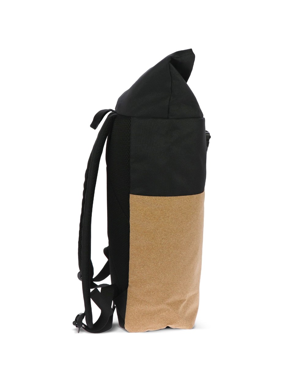 Tassen & Zakken 4DO Rolltop rugzak kurk & R-PET 18L voor bedrukking &amp; borduring