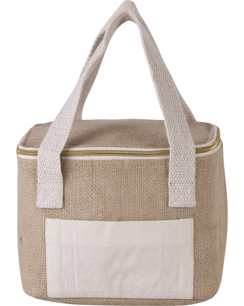 KIMOOD Kleine Kühltasche aus Jute Taschen personalisierbar