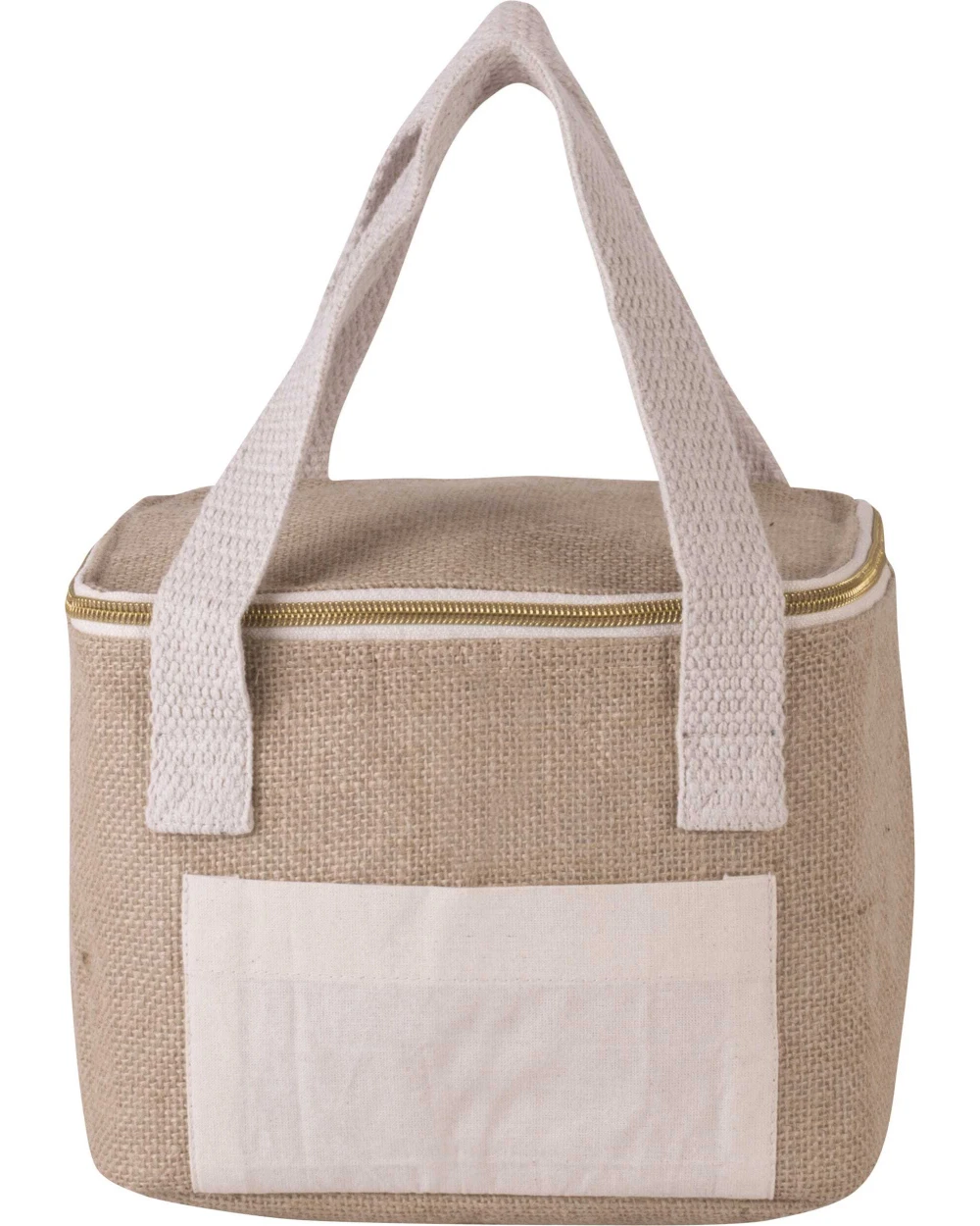 KIMOOD Kleine Kühltasche aus Jute Taschen personalisierbar