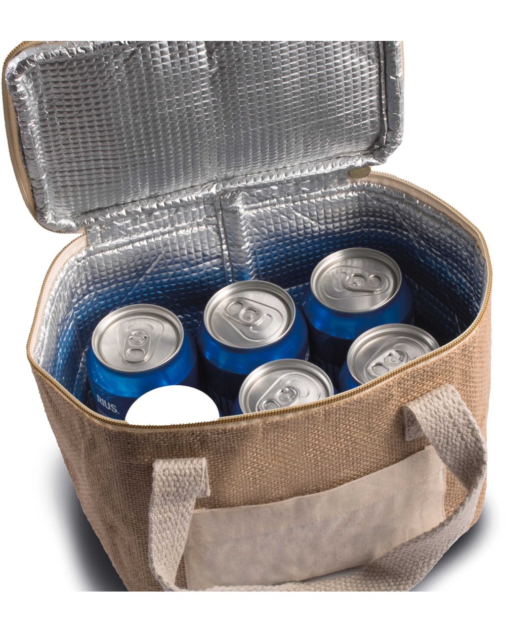 Tassen & Zakken KIMOOD Koeltas van jute - klein model voor bedrukking &amp; borduring