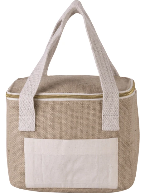 KIMOOD Sac isotherme en jute - petit modèle /api/colors/e4673c21-e8cb-492b-aa0c-b227b8618401 personnalisable