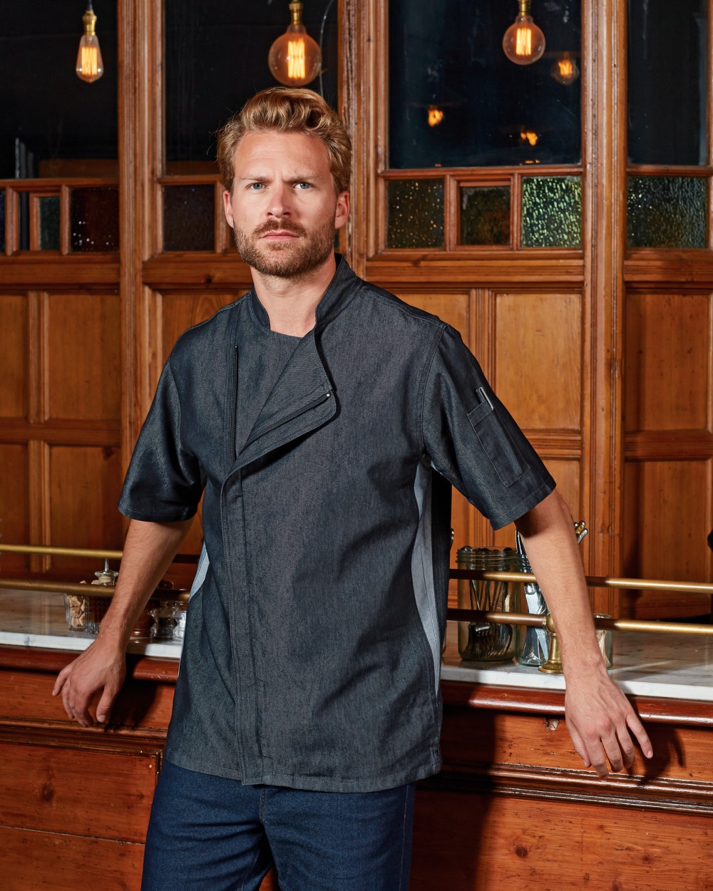 Vestes personnalisable PREMIER Veste chef cuisinier "Zip close"