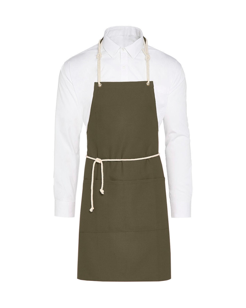 Schorten SG CLOTHING CORSICA - Cord Bib Apron with Pocket voor bedrukking &amp; borduring