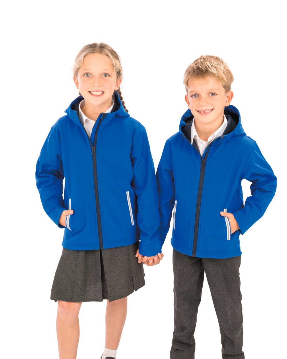 Softshells personnalisable RESULT Veste Softshell Capuche Enfant