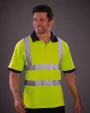 Polo's YOKO High Visibility polo korte mouwen voor bedrukking &amp; borduring