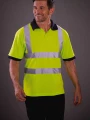 Polos à personnaliser YOKO Polo manches courtes haute visibilité 