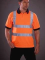 Polos à personnaliser YOKO Polo manches courtes haute visibilité 