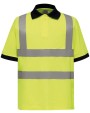 Polos personnalisable YOKO Polo manches courtes haute visibilité