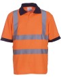 Polos personnalisable YOKO Polo manches courtes haute visibilité