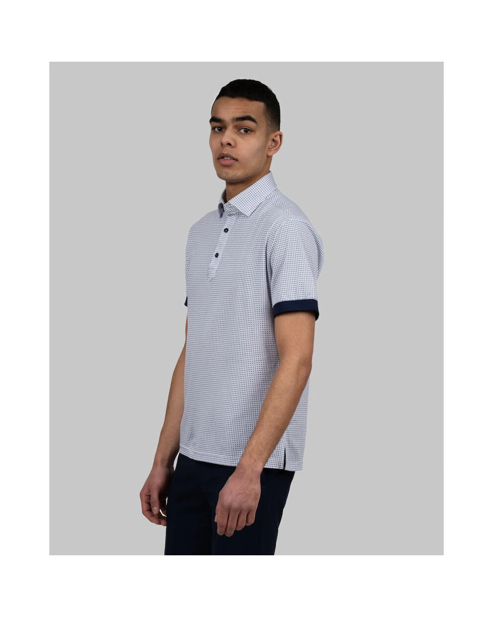 J. HARVEST & FROST Indigo Bow 131 Polo Pique Slim Fit Herren Poloshirts personalisierbar