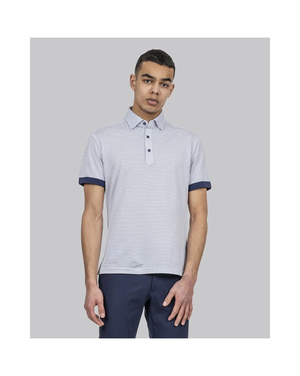 J. HARVEST & FROST Indigo Bow 131 Polo Pique Slim Fit Herren Poloshirts personalisierbar