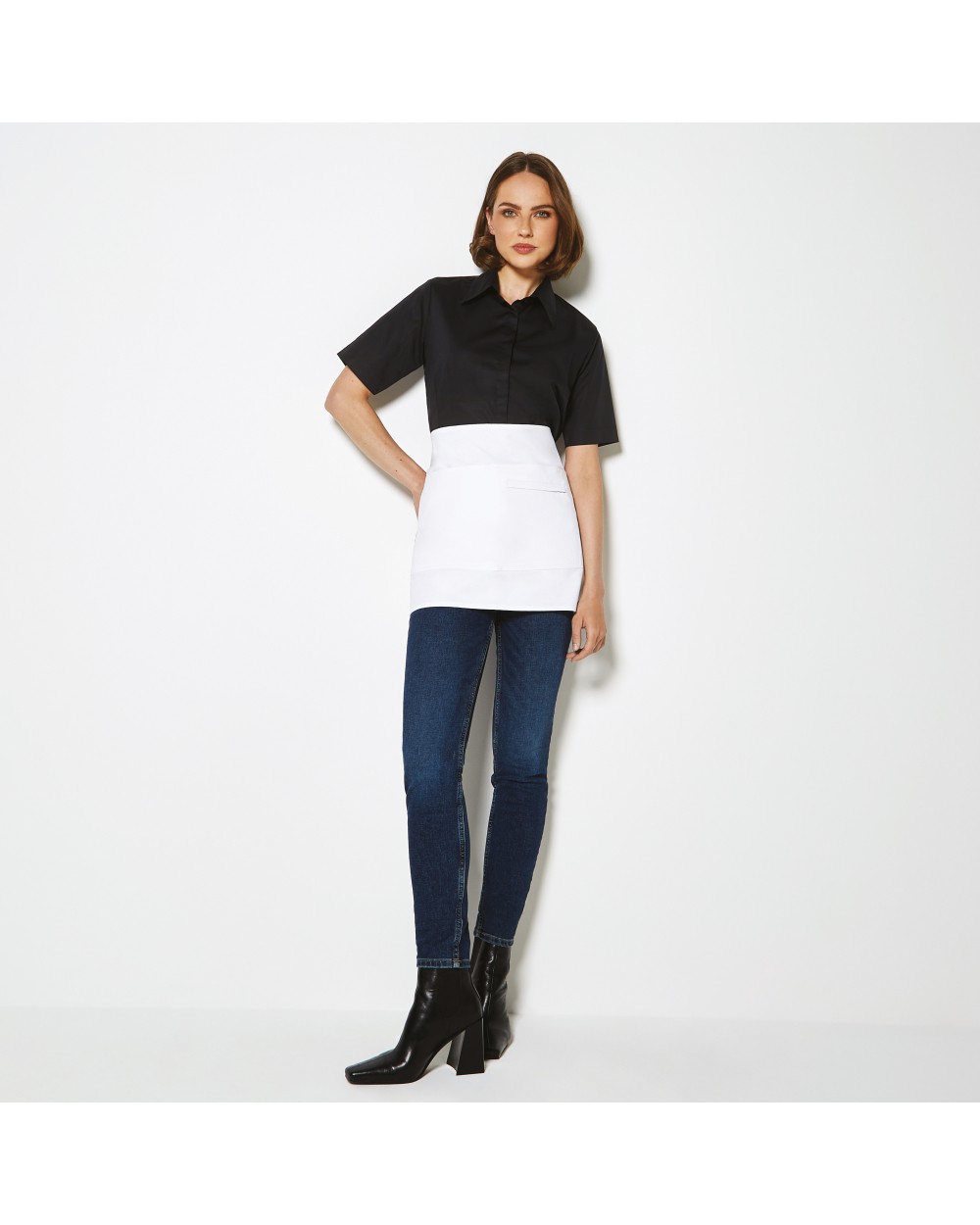 Hemden KUSTOM KIT Women's Tailored Fit Shirt SSL voor bedrukking &amp; borduring