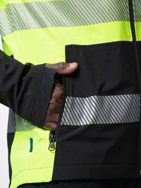 Softshells à personnaliser PROJOB 6442 SOFTSHELL IMPERMEABLE - EN ISO 20471 CLASSE 1 