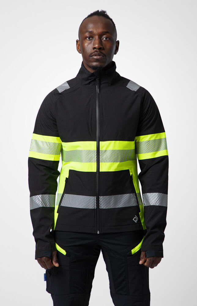Softshells personnalisable PROJOB 6442 SOFTSHELL IMPERMEABLE - EN ISO 20471 CLASSE 1