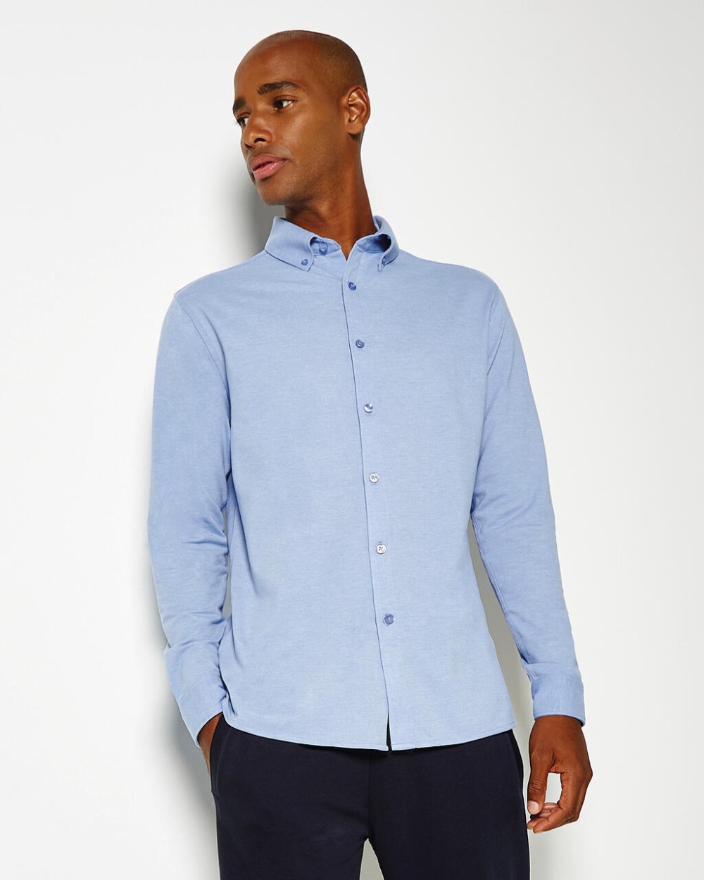 Hemden KUSTOM KIT Tailored Fit Superwash® 60º Pique Shirt voor bedrukking &amp; borduring