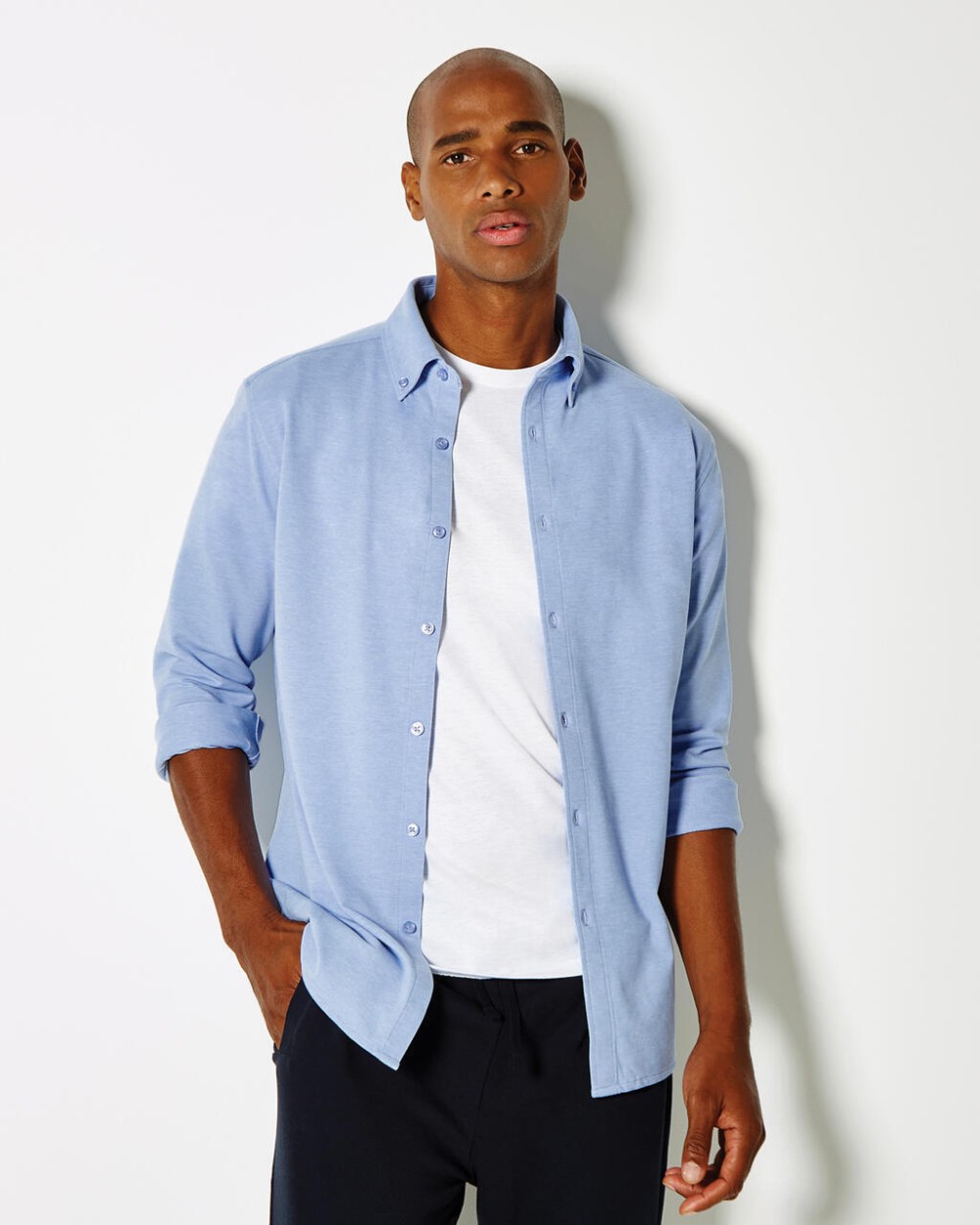 Chemises personnalisable KUSTOM KIT Tailored Fit Superwash® 60º Pique Shirt