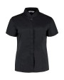 Chemises personnalisable KUSTOM KIT Women's Tailored Fit Mandarin Collar SSL
