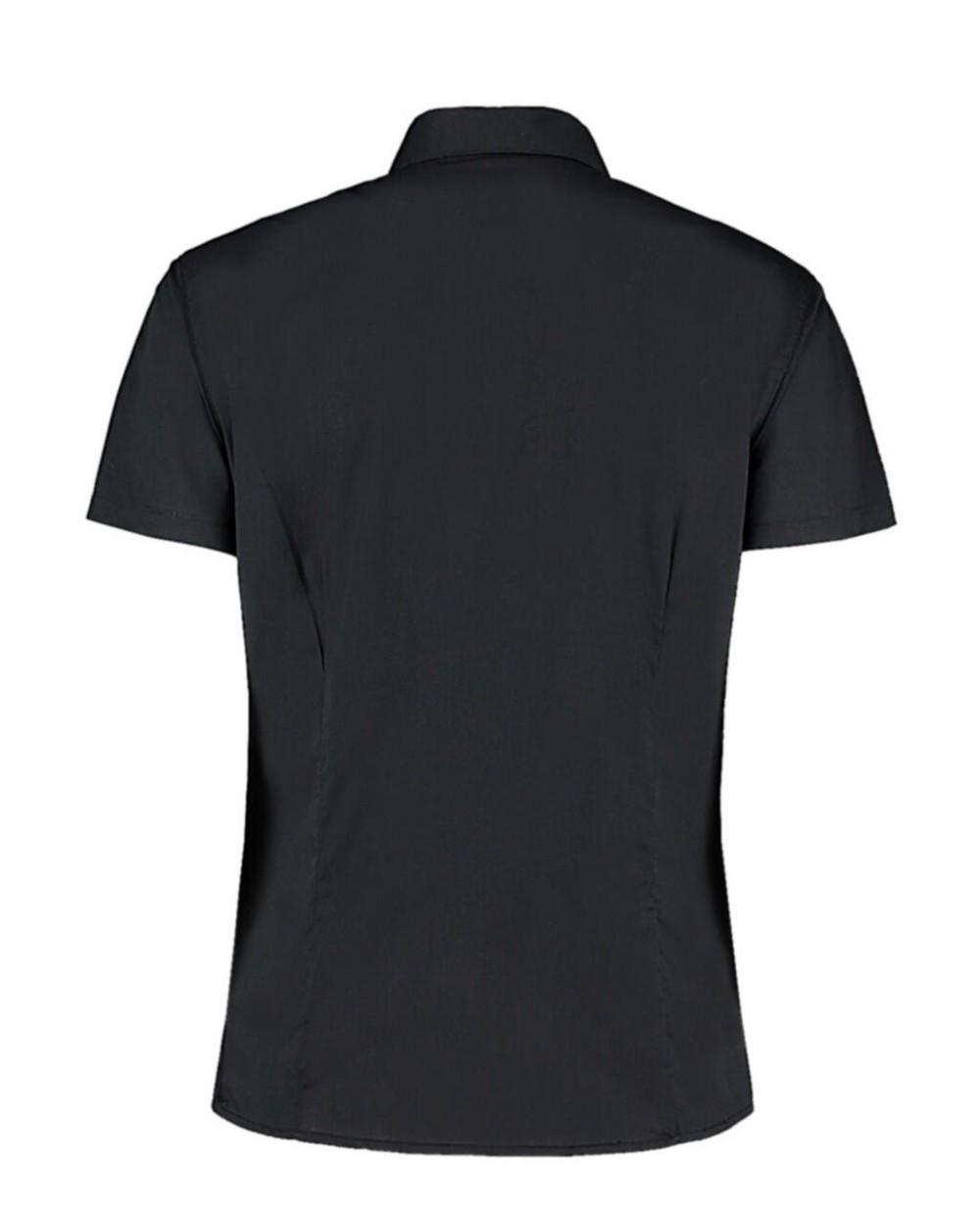 Hemden KUSTOM KIT Women's Tailored Fit Mandarin Collar SSL voor bedrukking &amp; borduring