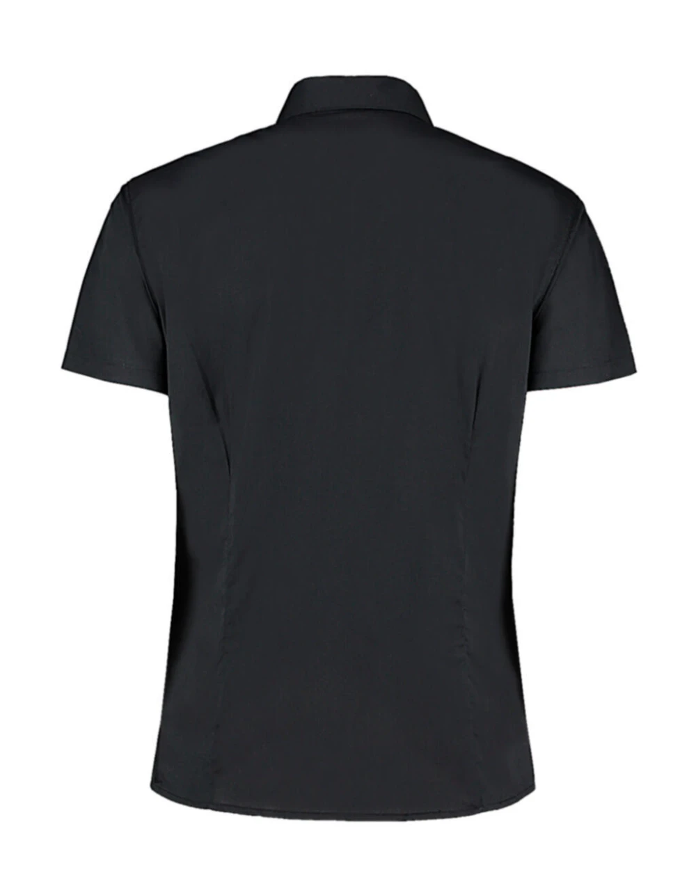 Hemden KUSTOM KIT Women's Tailored Fit Mandarin Collar SSL voor bedrukking &amp; borduring
