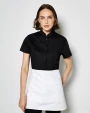 KUSTOM KIT Women's Tailored Fit Mandarin Collar SSL Hemden personalisierbar