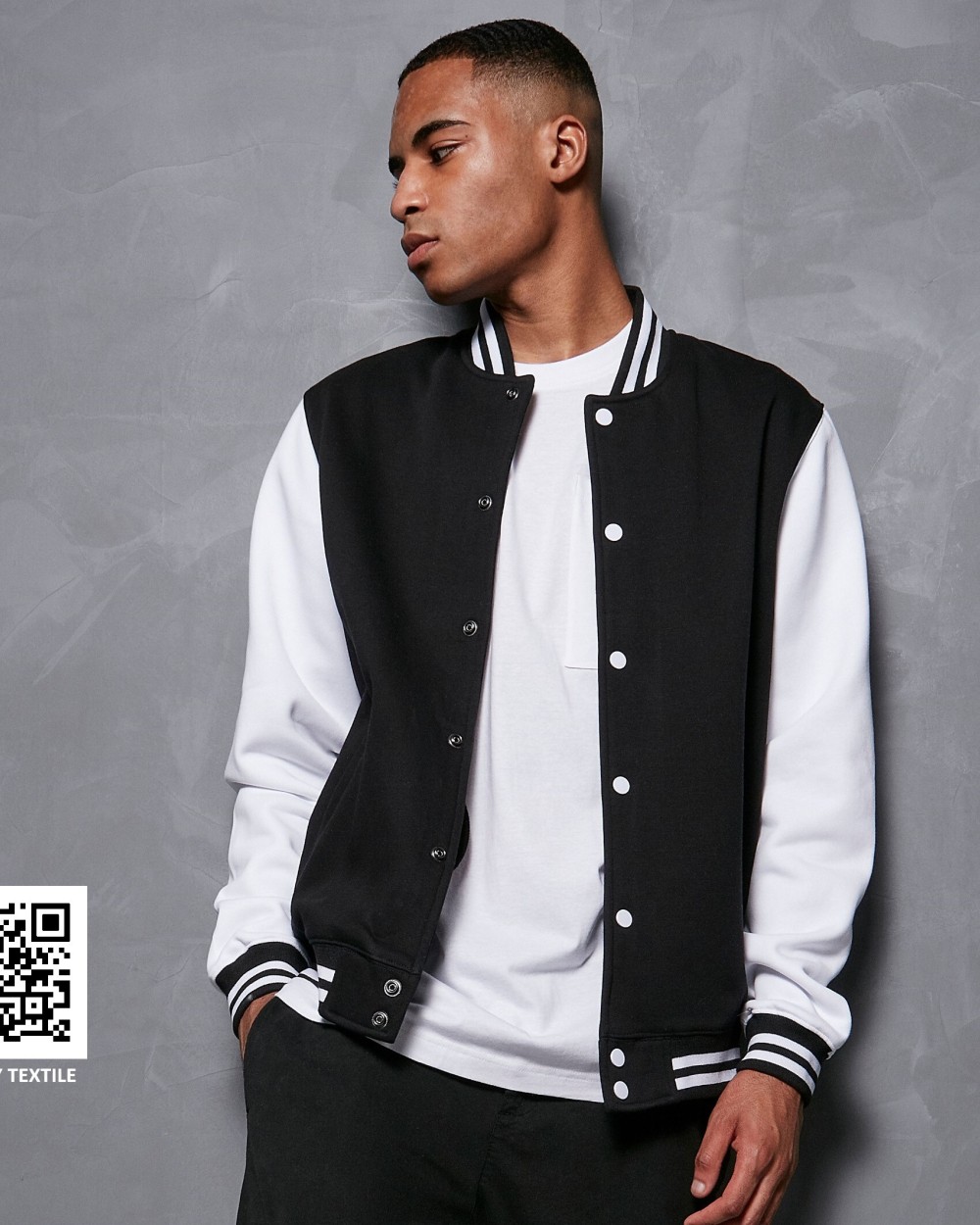 Vestes personnalisable BUILD YOUR BRAND COLLEGE JACKET