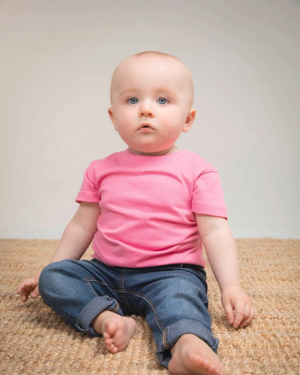 Baby artikelen LARKWOOD Biologisch T-shirt voor bedrukking &amp; borduring